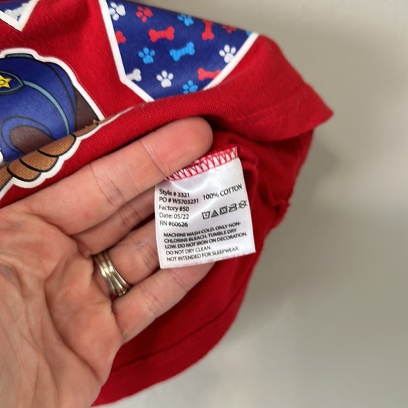 Nickelodeon 2T Paw Patrol Toddler Boy 2nd Birthday Red Short Sleeve Tee - Picture 6 of 7